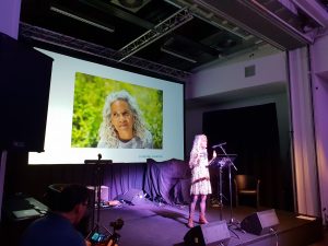 Catherine_Johnson performs at Looking b(l)ack 2018