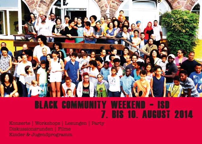 The Black Community Weekend 2014, Germany 07.08.14 – 10.08.14