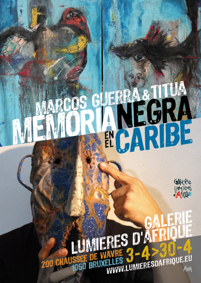 “Memoria Negra en el Caribe” Art from the Dominican Republic exhibition at Galerie Lumieres D’Afrique, Brussels