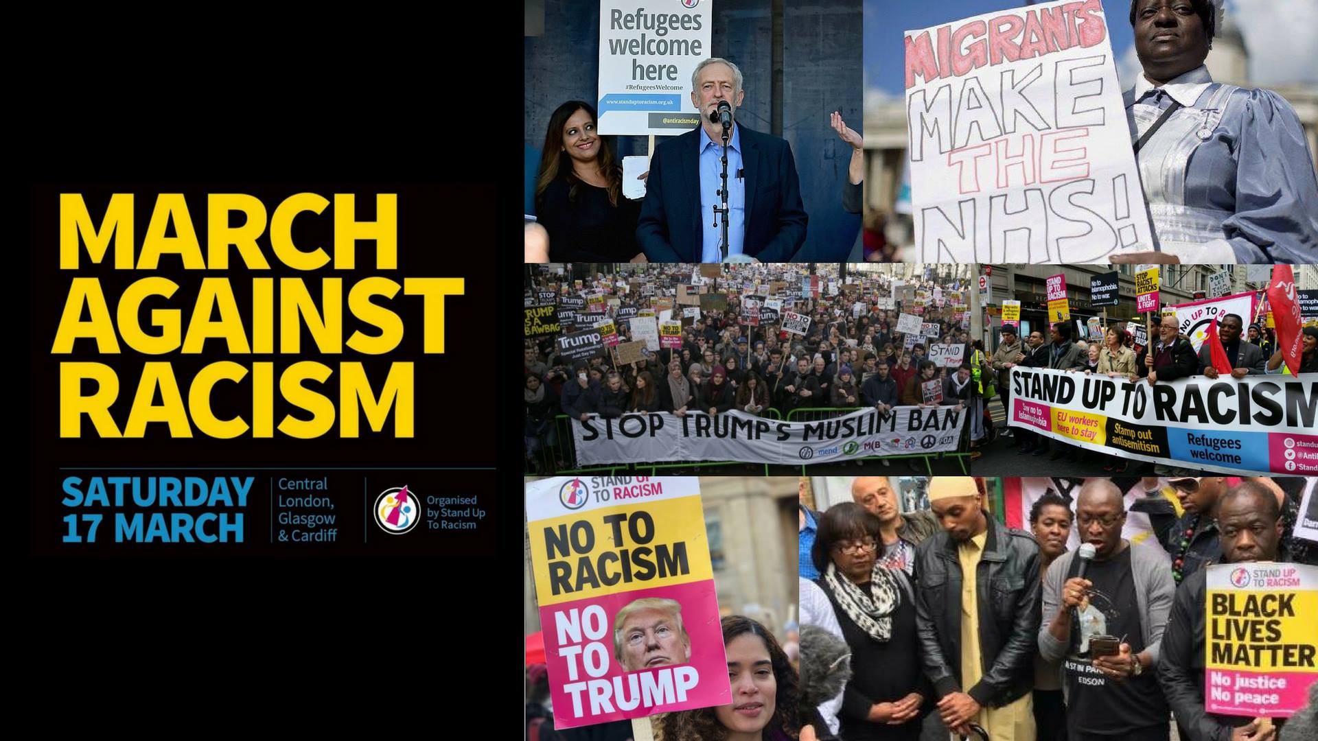 CONFRONTING THE RISE IN RACISM TOUR: BUILDING FOR THE MARCH AGAINST RACISM ON 17 MARCH, UK